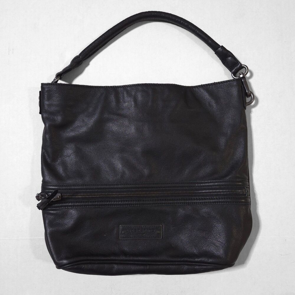 Liebeskind Berlin Black Leather Handbag Hobo Bag